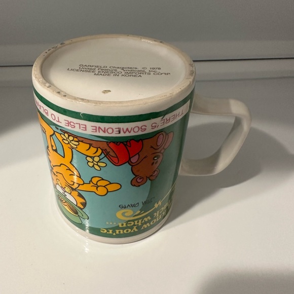 Vintage 1978 Garfield by Jim Davis Mug • - Picture 3 of 10